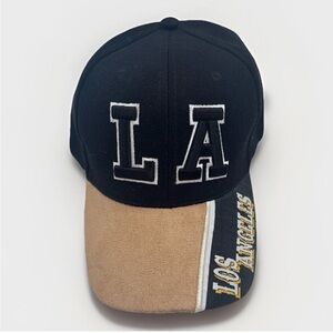 Los Angeles Black And Tan Men’s Baseball Cap One Size